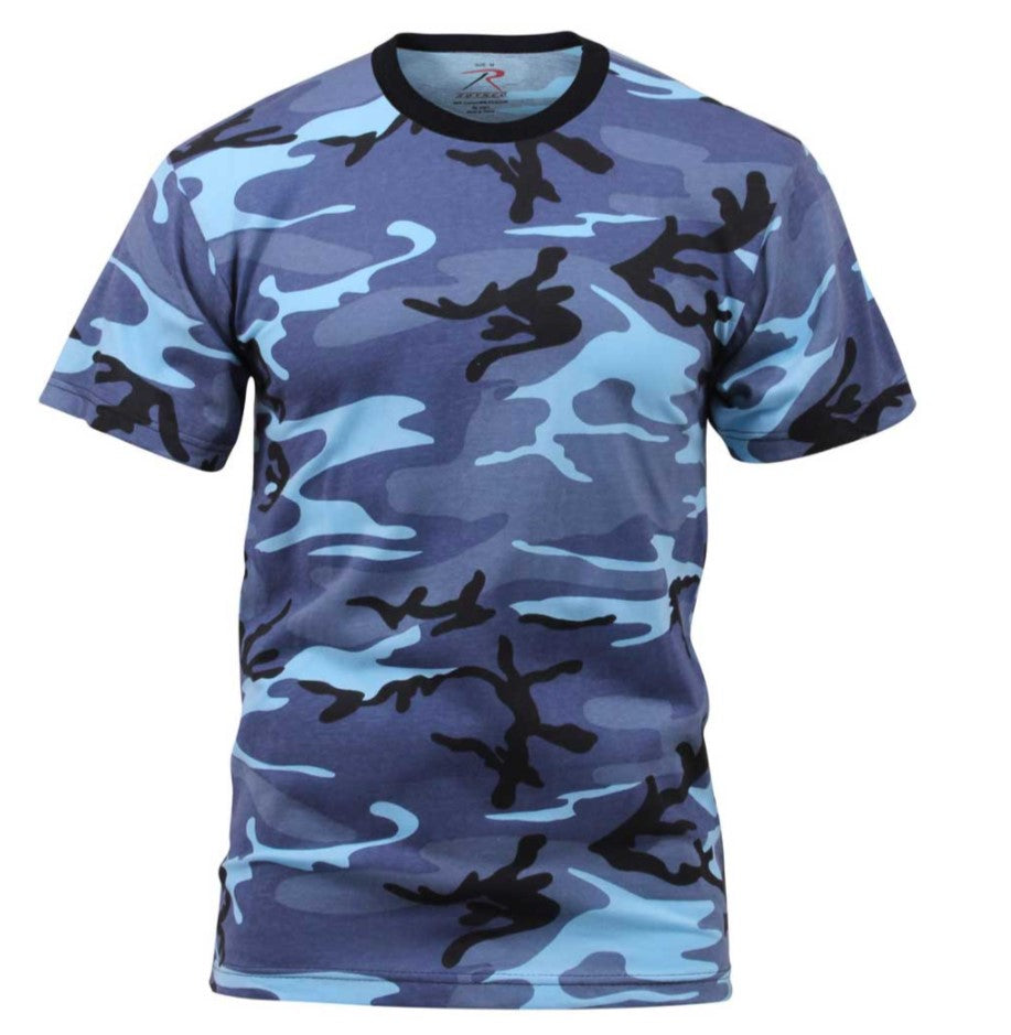 Rothco Mens Colored Camo Short Sleeve T-Shirt - 3XL