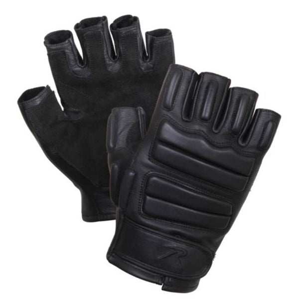 Rothco Mens Fingerless Cut and Fire Resistant Carbon Hard Knuckle Gloves