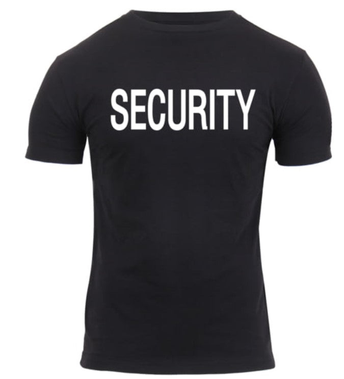 Rothco Mens Athletic Fit Security Short Sleeve T-Shirt - 2XL