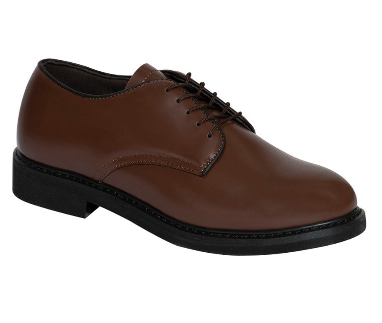 Rothco Mens Brown Uniform Oxford Shoes