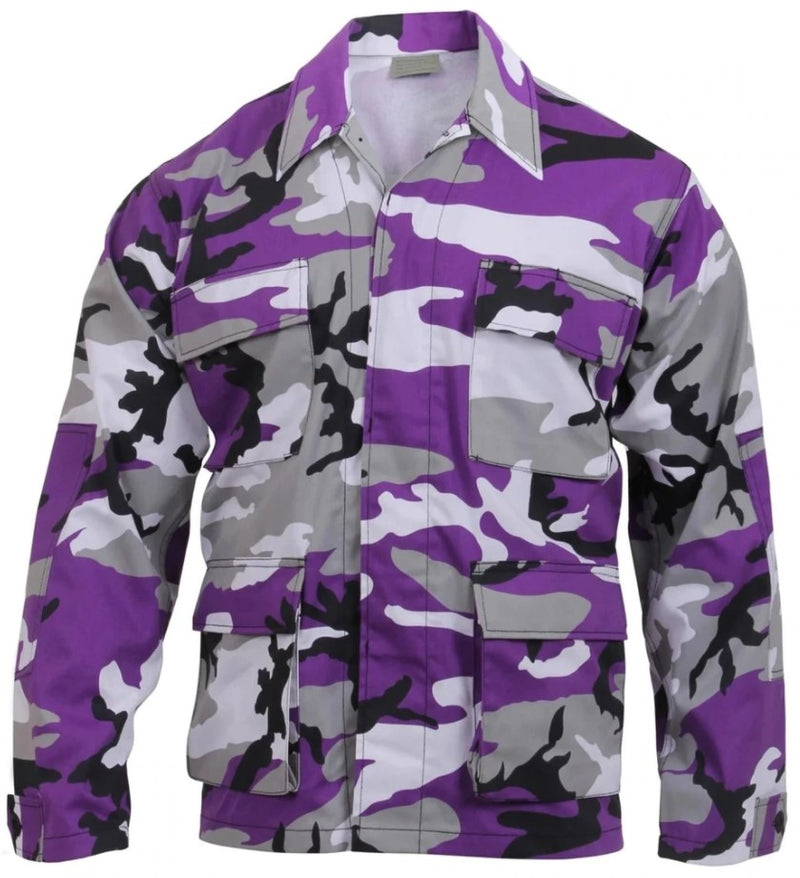 Rothco Mens Color Camo BDU Long Sleeve Shirt - 2XL