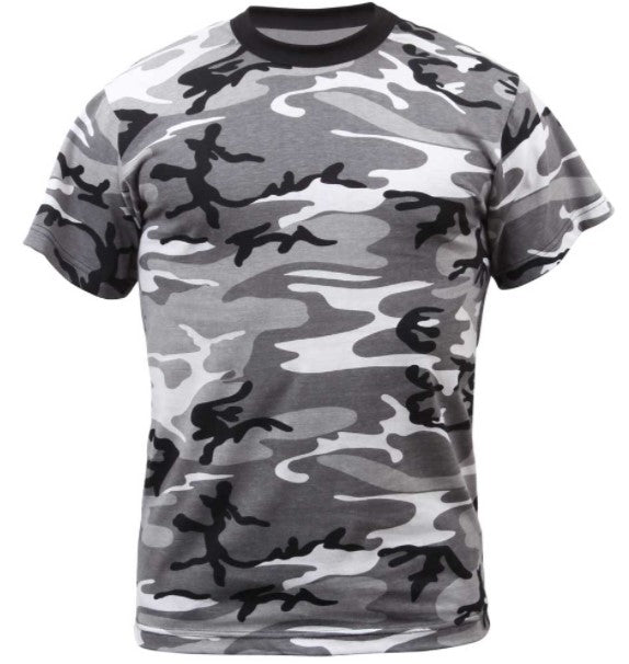 Rothco Mens Colored Camo Short Sleeve T-Shirt - 3XL