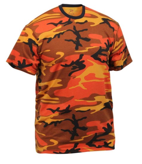 Rothco Mens Colored Camo Short Sleeve T-Shirt - 2XL