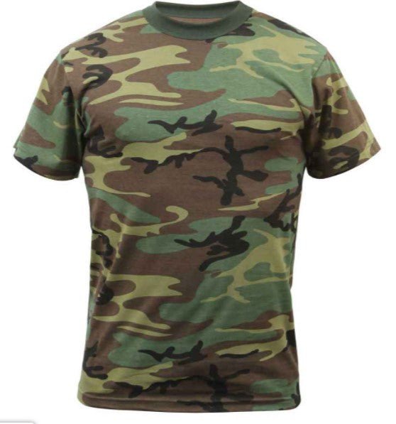 Rothco Mens Camo Short Sleeve T-Shirt - 2XL