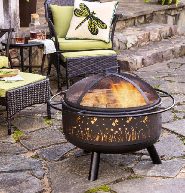 Plow & Hearth Meadows Wood Burning Fire Pit – ShopCGX