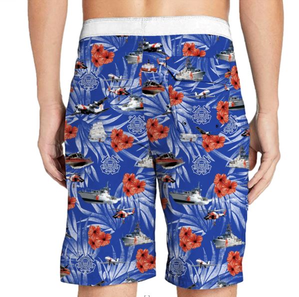 Coast Guard Swim Shorts - Print - Size S - XL
