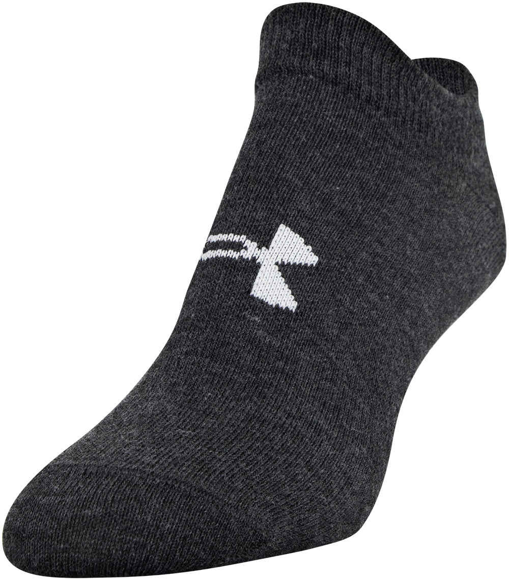 Under Armour Womens Essentials No Show Socks - 6 Pack