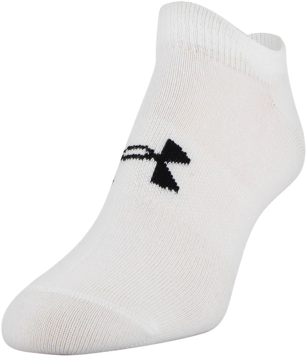 Under Armour Womens Essentials No Show Socks - 6 Pack