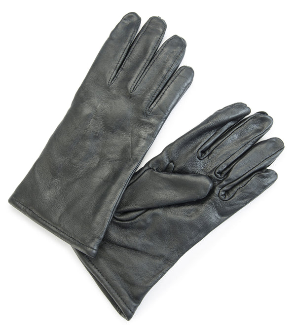 Black Leather Gloves