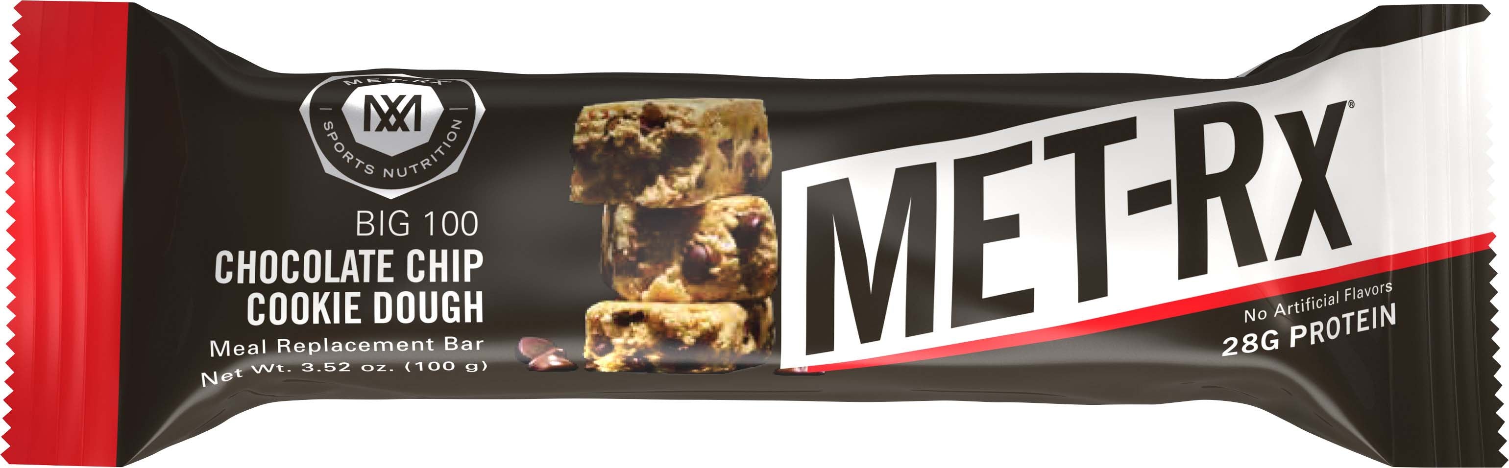 Met Rx Container MET-RX Big 100 Bar - Chocolate Chip Cookie Dough – ShopCGX