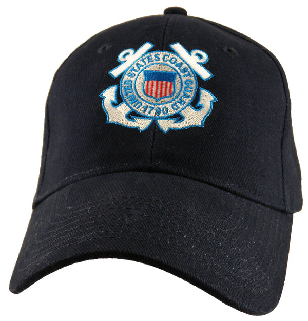 Coast Guard Adult Ball Hat - Anchor Emblem Baseball