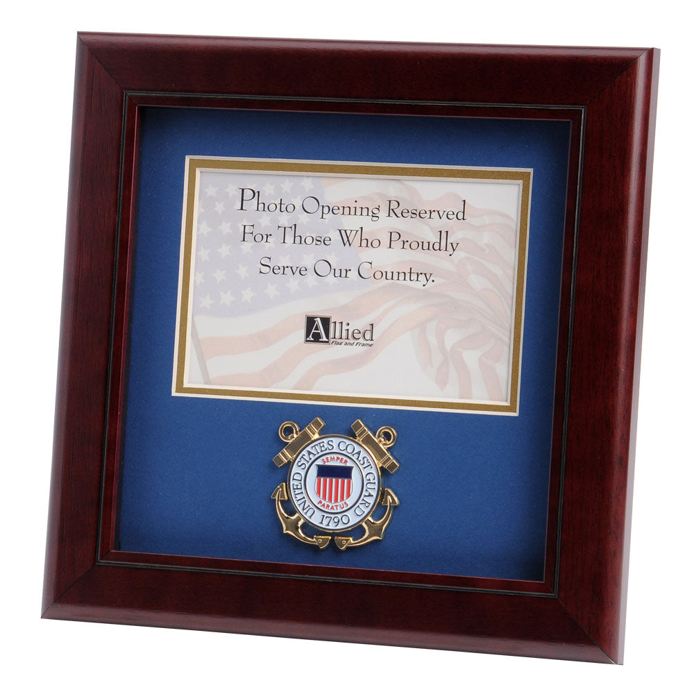 Coast Guard Allied Products Picture Frame - USCG Medallion Landscape