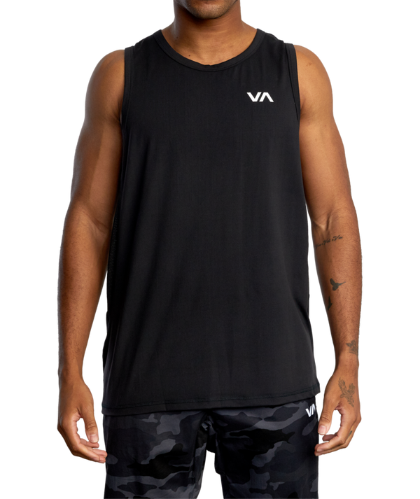 RVCA Mens Active Sport Vent Sleeveless Shirt