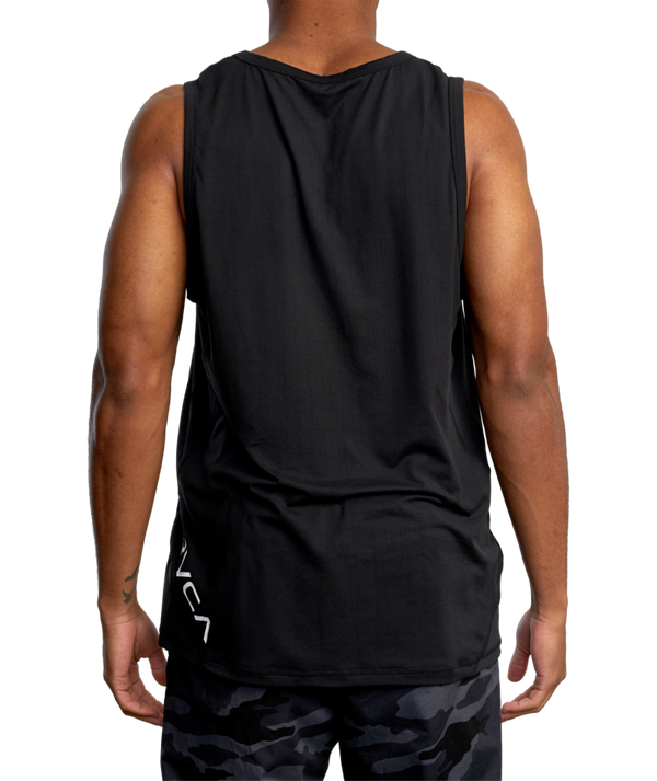 RVCA Mens Active Sport Vent Sleeveless Shirt