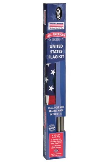 Valley Forge United States Nylon Flag Kit - 3' x 5'