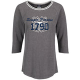 Coast Guard Womens Anchor Emblem 3/4 Short Sleeve T-Shirt