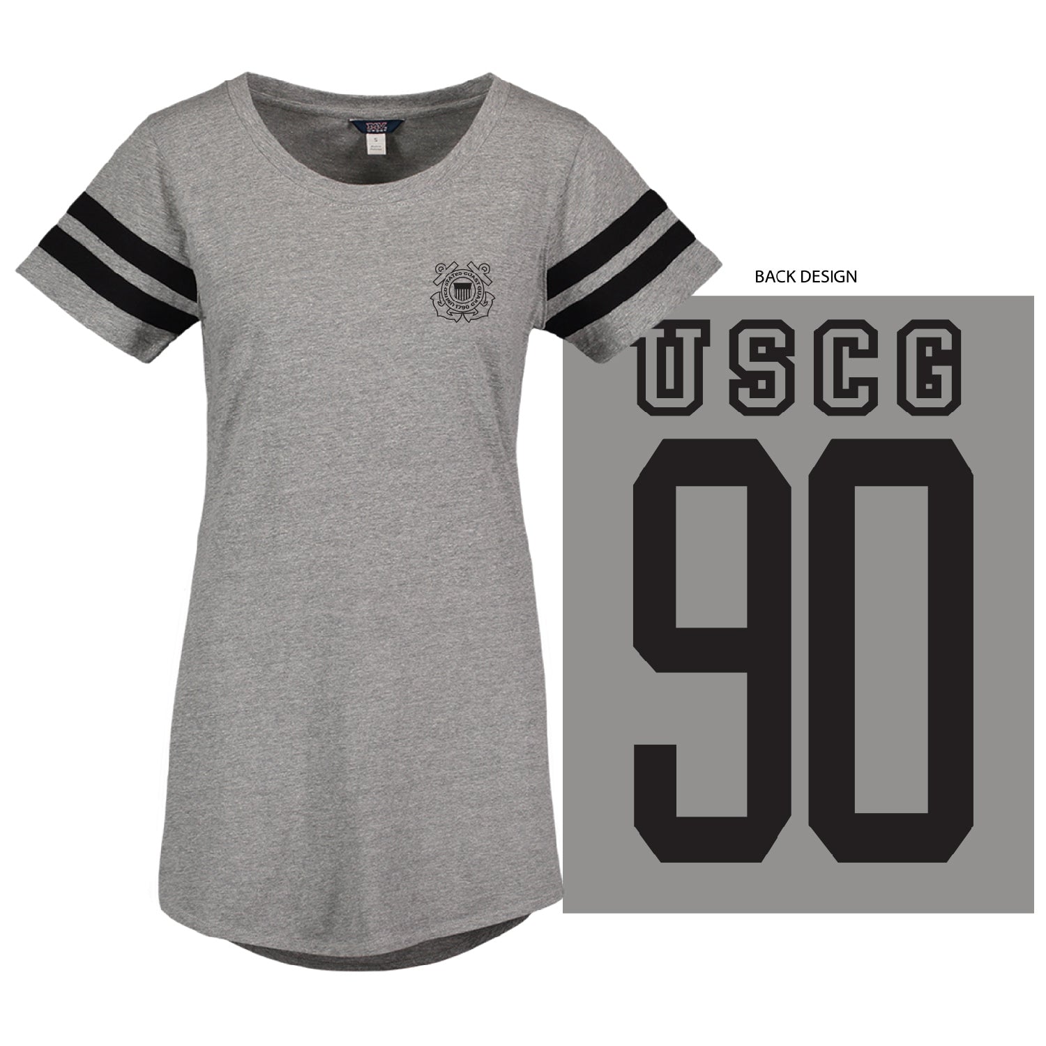 Coast Guard Womens Emblem Cassidy Short Sleeve T-Shirt