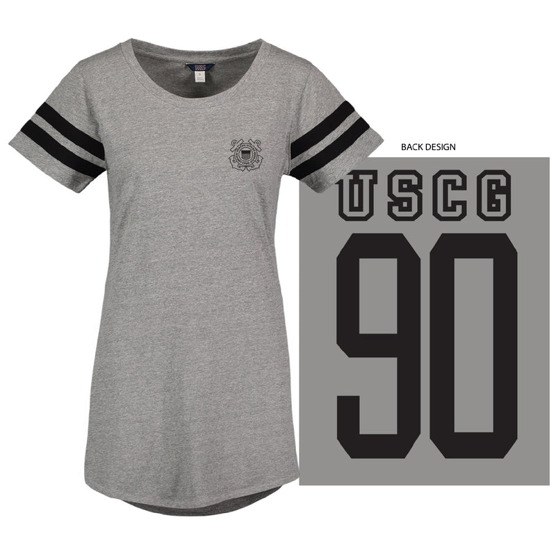 Coast Guard Womens Emblem Cassidy Short Sleeve T-Shirt