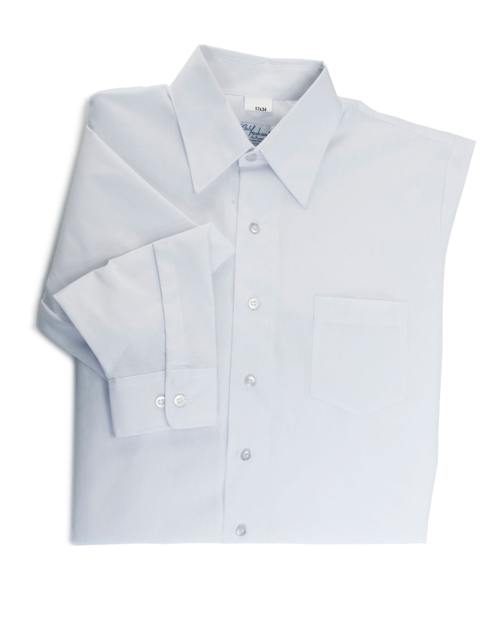Male White Long Sleeve Dress Shirt – ShopCGX
