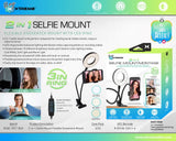 Xtreme 2-In-1 Selfie Mount