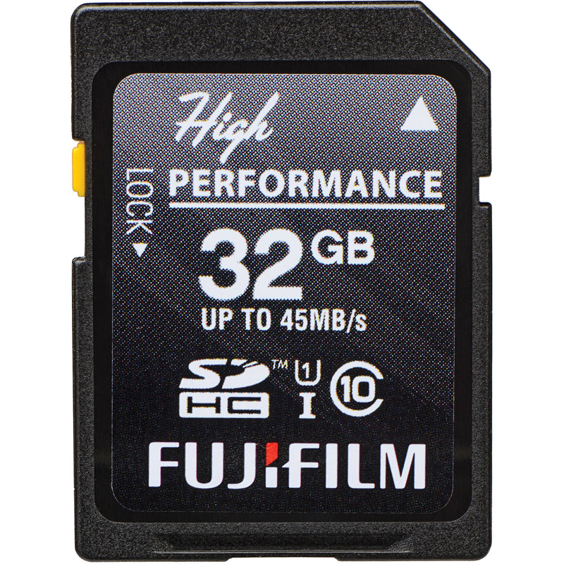 Fujifilm High Performance Class 10/UHS-I 32GB SDHC Flash Memory Card