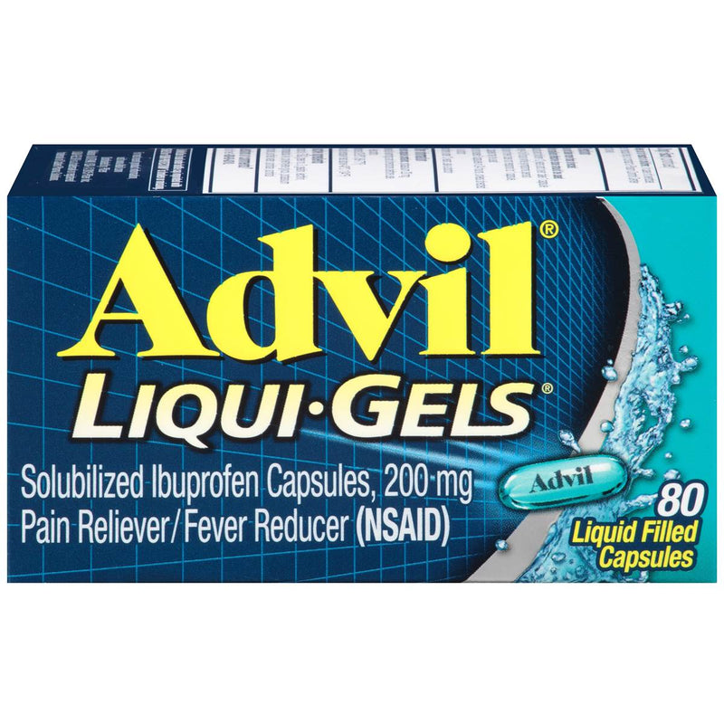 Advil Pain Reliever & Fever Reducer Liqui-Gels - 80 Ct.