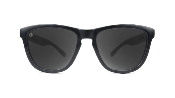 Knockaround Premiums Matte Black Frame - Black Smoke Lens - Polarized Sunglasses