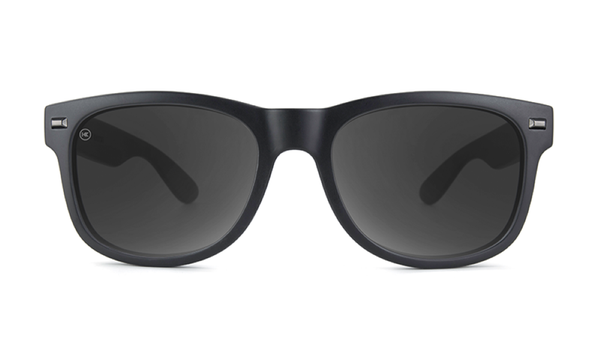 Knockaround Fort Knocks Matte Black Frame - Black Smoke Lens - Polarized Sunglasses