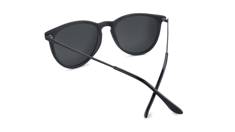 Knockaround Mary Janes Matte Black Frame - Black Lens - Polarized Sunglasses