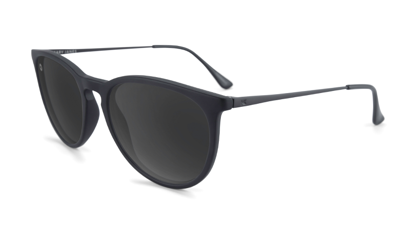 Knockaround Mary Janes Matte Black Frame - Black Lens - Polarized Sunglasses