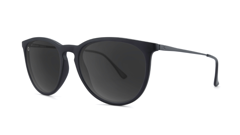 Knockaround Mary Janes Matte Black Frame - Black Lens - Polarized Sunglasses