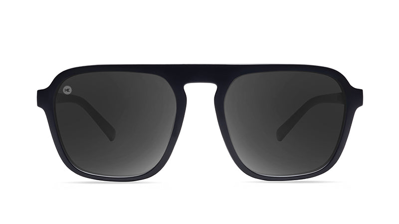 Knockaround Pacific Palisades Matte Black Frame - Black Smoke Lens - Polarized Sunglasses