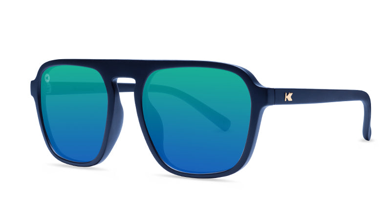 Knockaround Pacific Palisades Rubberized Navy Rider Frame Green