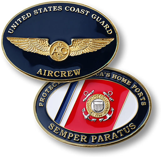 Coast Guard Challenge Coin - Aircrew