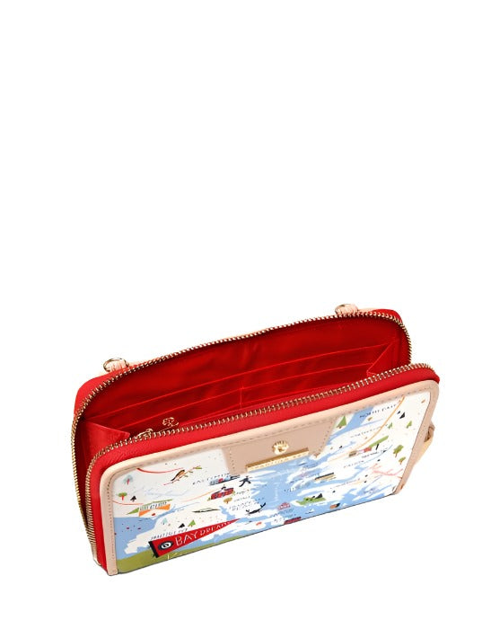 Spartina 449 Greetings From Bay Dreams All-In-One Phone Crossbody Handbag