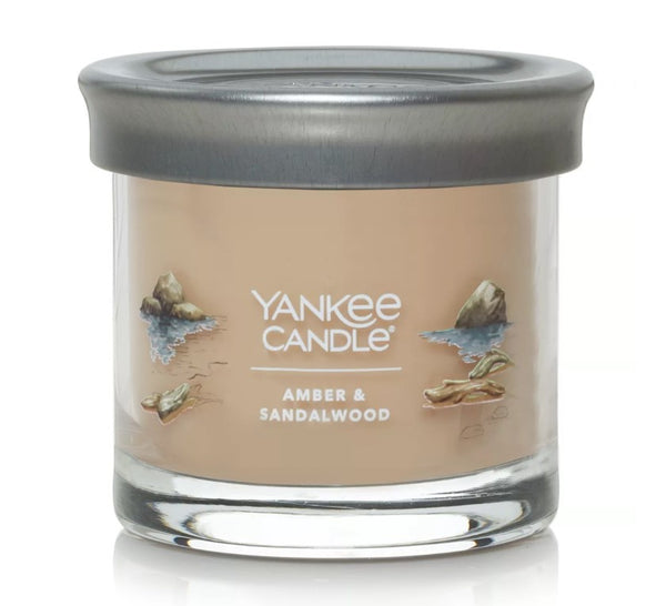 Yankee Candle Signature Small Tumbler Candle - Amber & Sandalwood