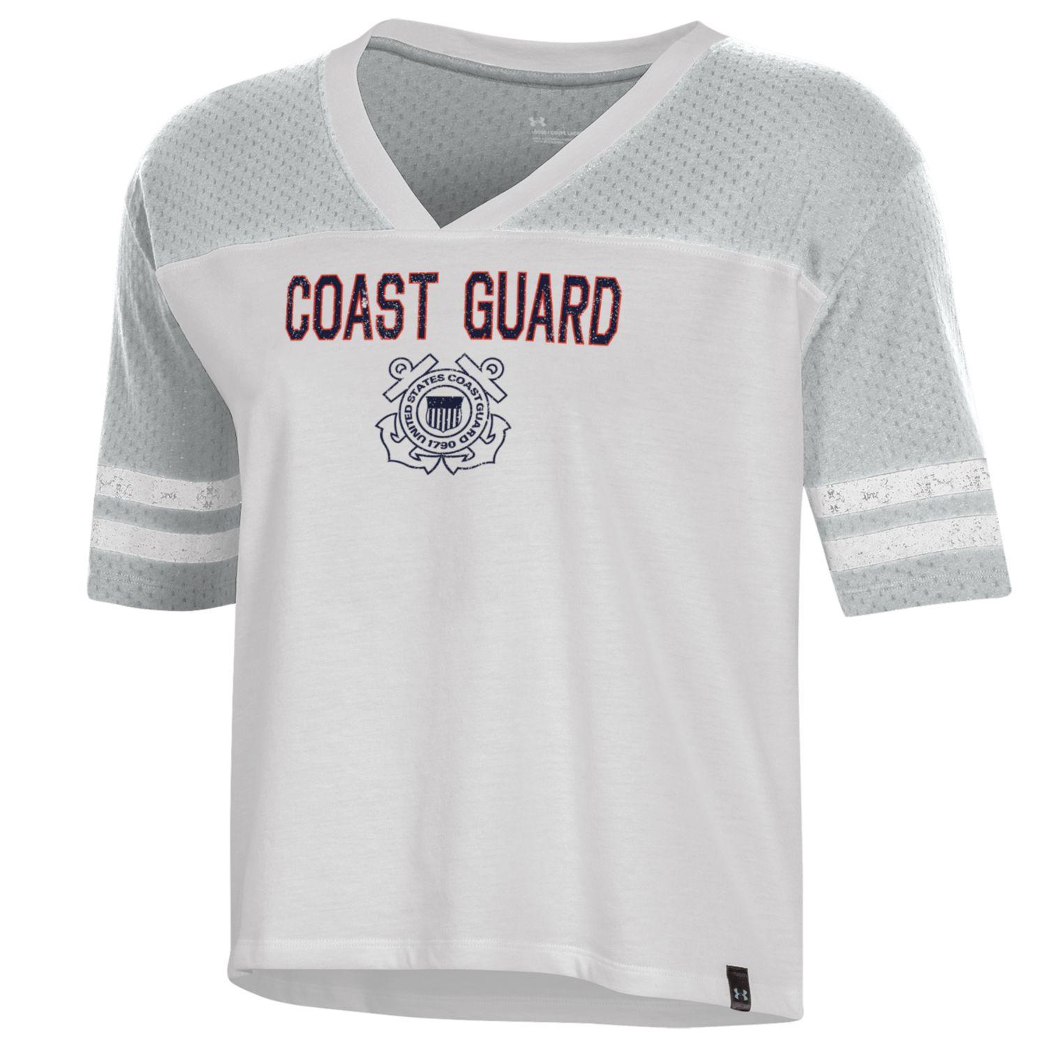 Coast Guard Under Armour Womens Meta Mesh Short Sleeve T-Shirt
