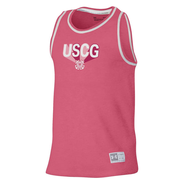 Coast Guard Under Armour Youth Gameday Tank Top
