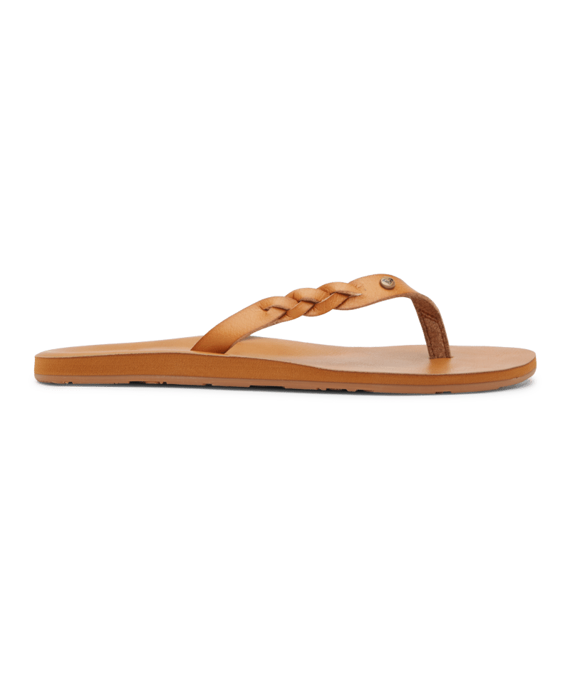 thumbnail image 2 of Roxy Women's Liza Flip Flop Sandals - Braided Faux Leather With Soft EVA Footbed 2 of 14