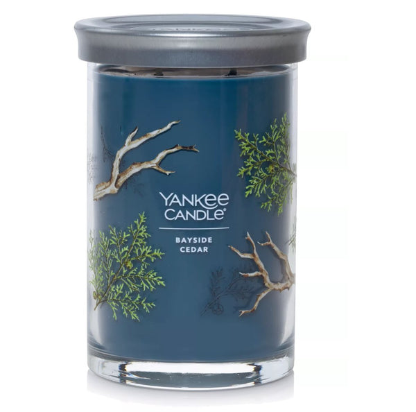 Yankee Candle Signature Large Tumbler Candle - Bayside Cedar