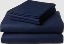 RackSheets Stateroom Blue Flannel Sheets (For Military Racks Only)