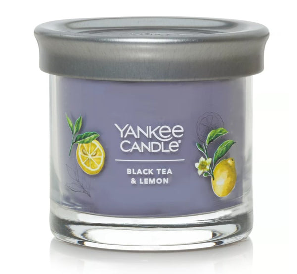 Yankee Candle Signature Small Tumbler Candle - Black Tea & Lemon