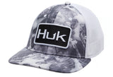 Huk Mens Mossy Oak Fracture Stretch Trucker Cap