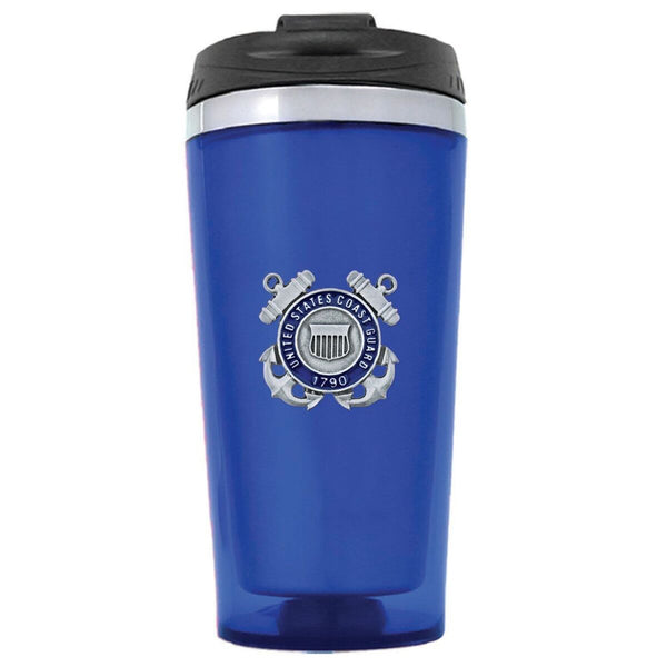 Coast Guard Sparta Pewter Travel Mug