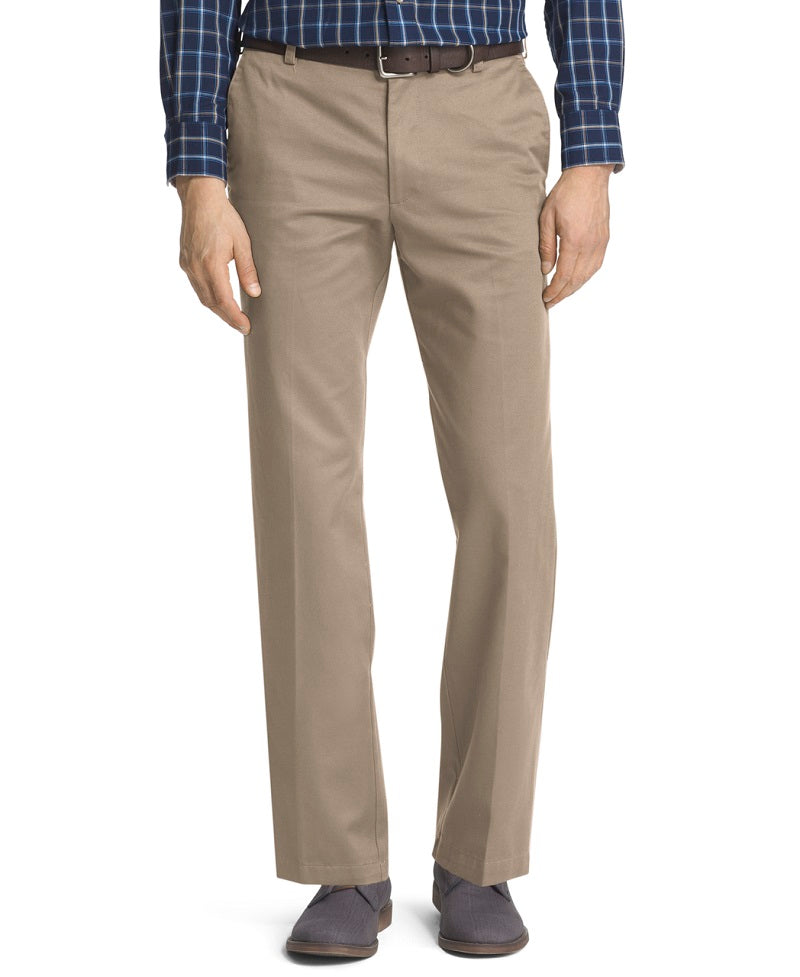 IZOD Mens American Flat Front Straight Fit Chino Pants