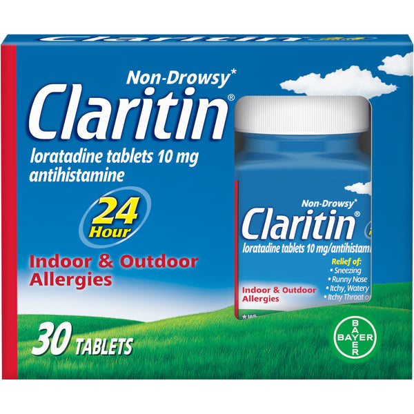 Claritin 24 Hour Non-Drowsy Allergy Relief Tablets - 30 Count