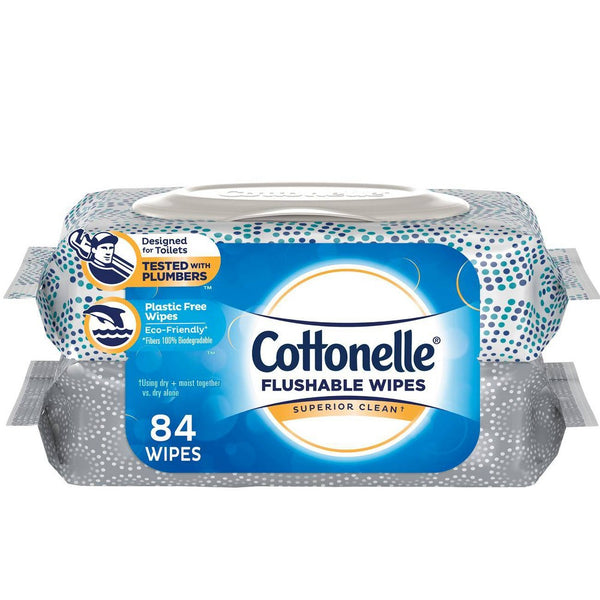 Cottonelle Fresh Care Flushable Wipes - 84 Count