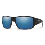 Smith Guide's Choice Matte Black Frame - ChromaPop Glass Polarized Blue Mirror Lens - Polarized Sunglasses