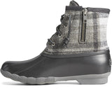 Sperry Womens Saltwater Plaid Wool Duck Boots