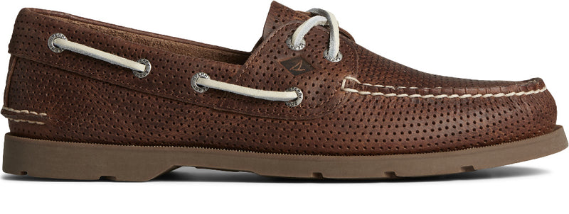 Sperry Mens Perforated AO 2 Eye Boat Shoes ShopCGX